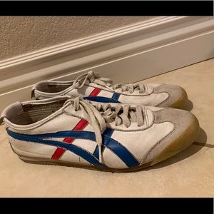 Onitsuka Tiger Mexico 66 White Blue/Red Stripe.